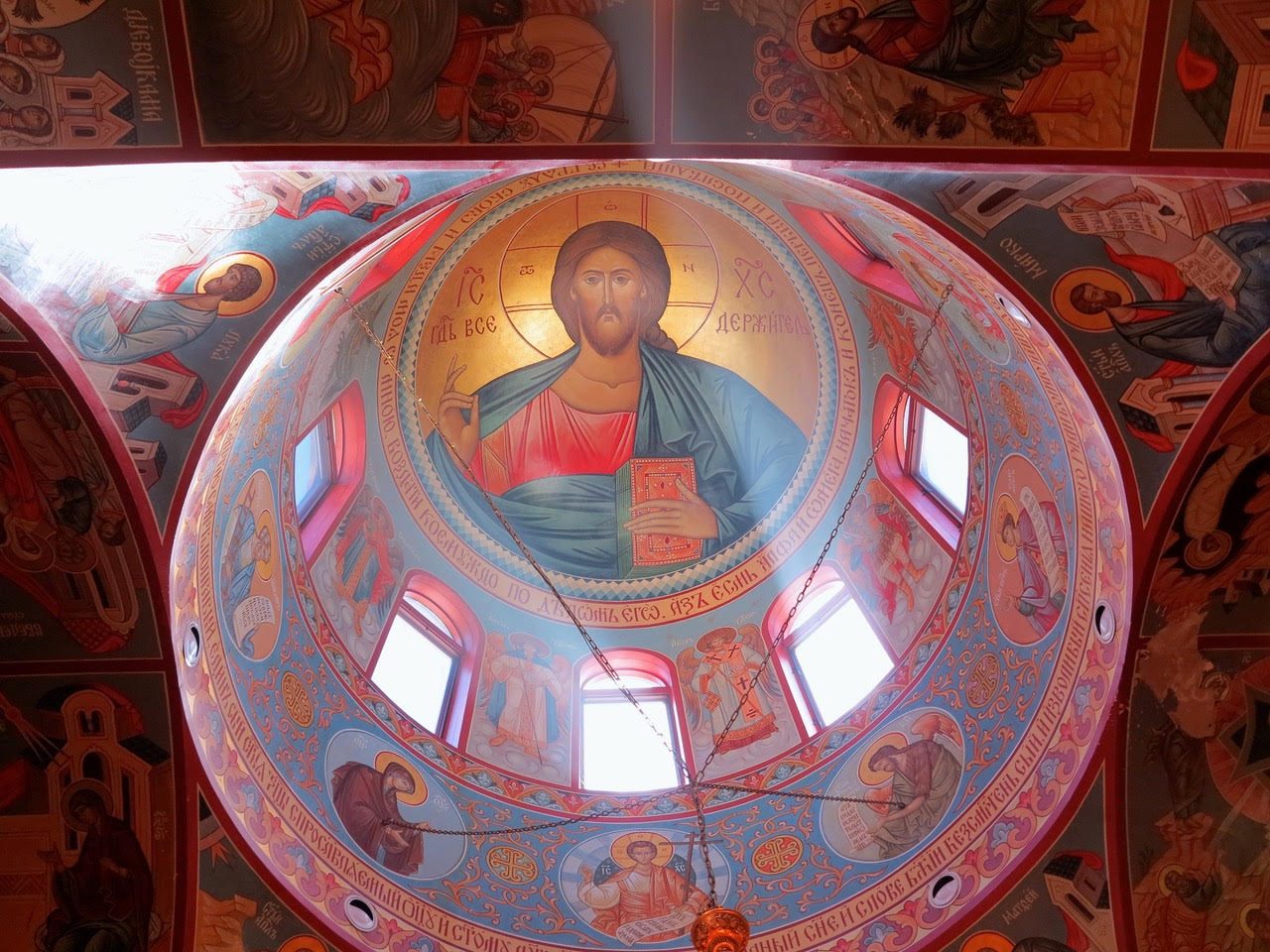 The dome of the monastery church